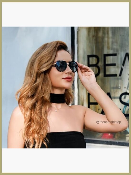 Retro Polarized Aviator Sunglasses with Classic Style main image 6